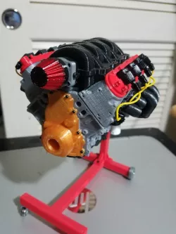1/10 Scale Camaro LS3 motor. Working model