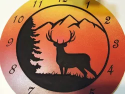 12" Deer Clock for MPCNC