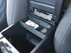 2017 Toyota Tacoma Console Insert Coin Holder Small Bed Printer