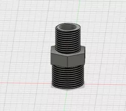 3/4" Male BSP tap thread to 1/2" Male tap thread