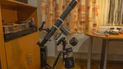 3D printed - EQ telescope mount with OnStep goto controller