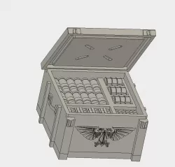 Ammo Box 25x25mm