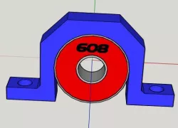 Clip for bearing 608