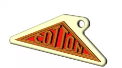 Cotton logo/keyring