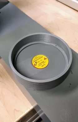 Customizable Detector Cap Check Source Holder