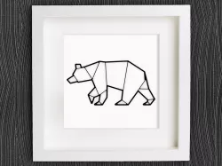 Customizable Origami Bear