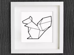 Customizable Origami Squirrel