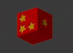 Dice with stars