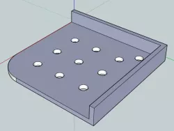 Drilling patterns for MDF