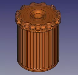 Drum filament 1,75mm sample - Revolver