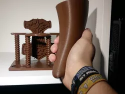 Epic Drinking Horn with Thors Hammer Stand