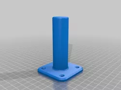 Foot with attachment plate