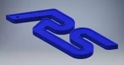 Ford Focus RS Logo Keychain