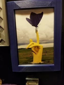 Fridge picture frame for your post cards