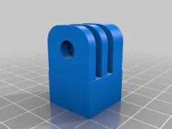 GoPro 3d Modeled Mount