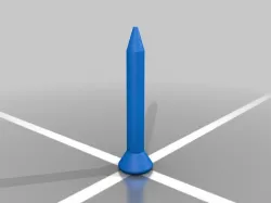 hollow golf tee