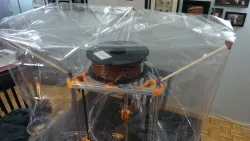 Kossel oven bag heat enclosure tent