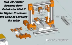 MIA 3D Printer Micro - Fabrikator Mini II Revamp for Higher Precision and Ease Of Calibration