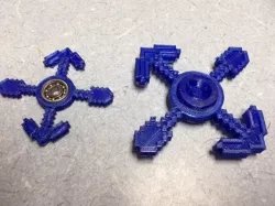 Minecraft Fidget Spinner using 608 bearings 8mm x 22mm x 7mm