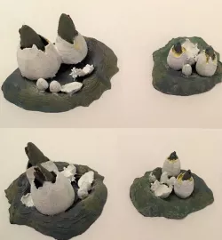 Miniature Hatching Egg Nests