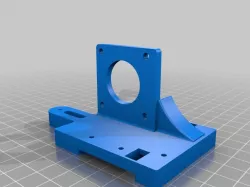 Modified hyper cube evo extruder mount for tevo .