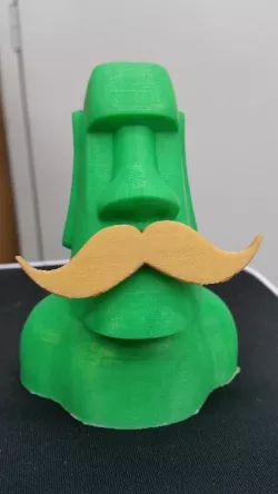 Movember Mustasche Moai
