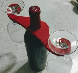 Mustache Wine Butler