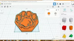 paw print realistic