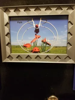 Picture frame for the fridge