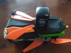 Pop-up GPS mount for mavic clone