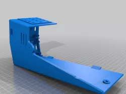 Power supply housing with voltage converters