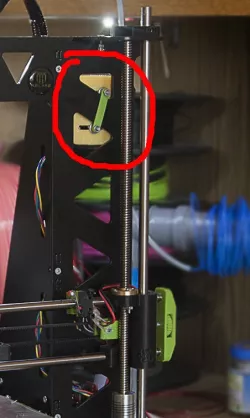 Prusa Steel simply extruder mount