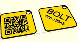 QR Code Dog Tag