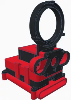 Raspi IR PiCam Case with Battery Bay- 60mm LED Ring and Dimmer Box