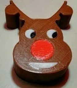 Reindeer Face Ornament