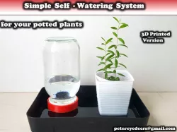 Simple Self-watering System for potted plants