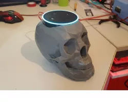 skull echo dot holder alexa