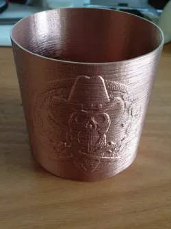 Skull pen holder