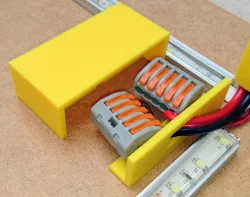 Slide-off Junction Box Cover for Wago 222/221 Terminal Connectors