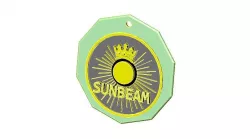 Sunbeam logo keyring