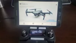 Tablet bracket for DJI Mavic Pro (above sticks)