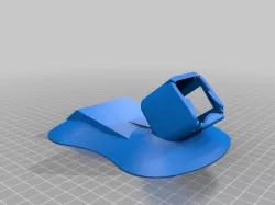 teal drone gopro mount