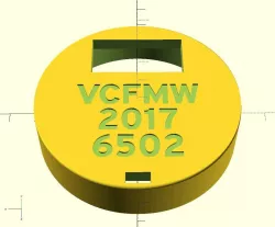 VCF Midwest 6502 Badge Case
