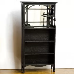 Victorian Mirrored Bookshelf - 12:1 doll house scale