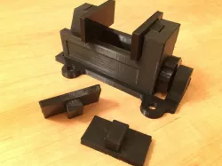 Vise Clamp With Detachable Grips