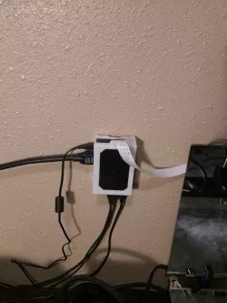 Wallmount Slideout Bracket for Raspberry Pi 3 Canakit Case