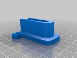 Wire shelf wall bracket.