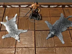 Wolf Pelt / Rug - 28mm gaming