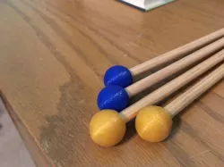 Xylophone mallet head