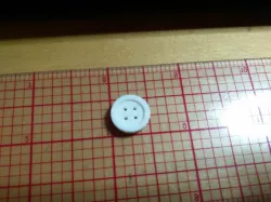 1/2 Inch, 4-holed Button
